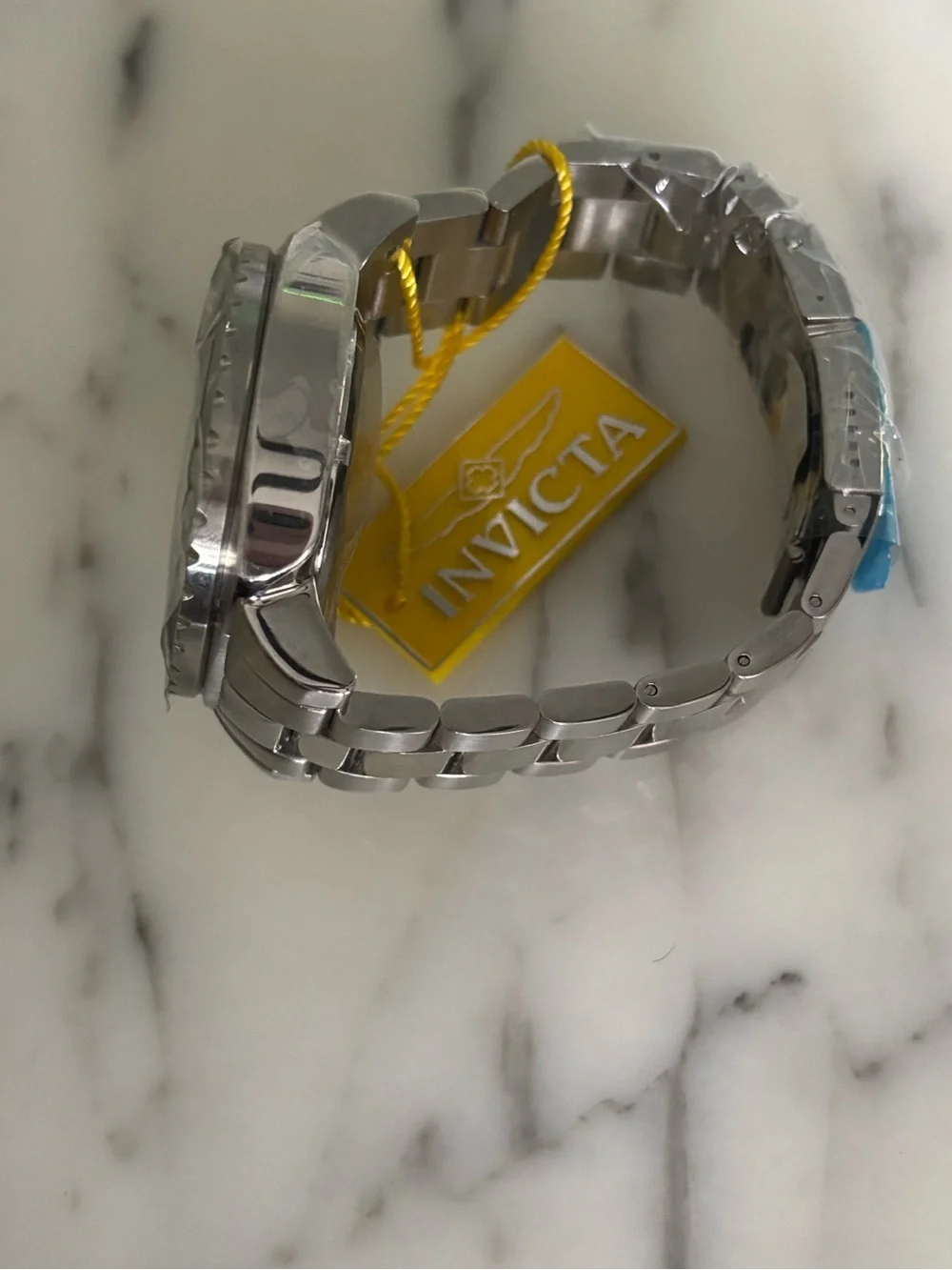 Men’s Invicta Diver Pro-Silver Stainless Steel Watch, Retired NWT & Box.
